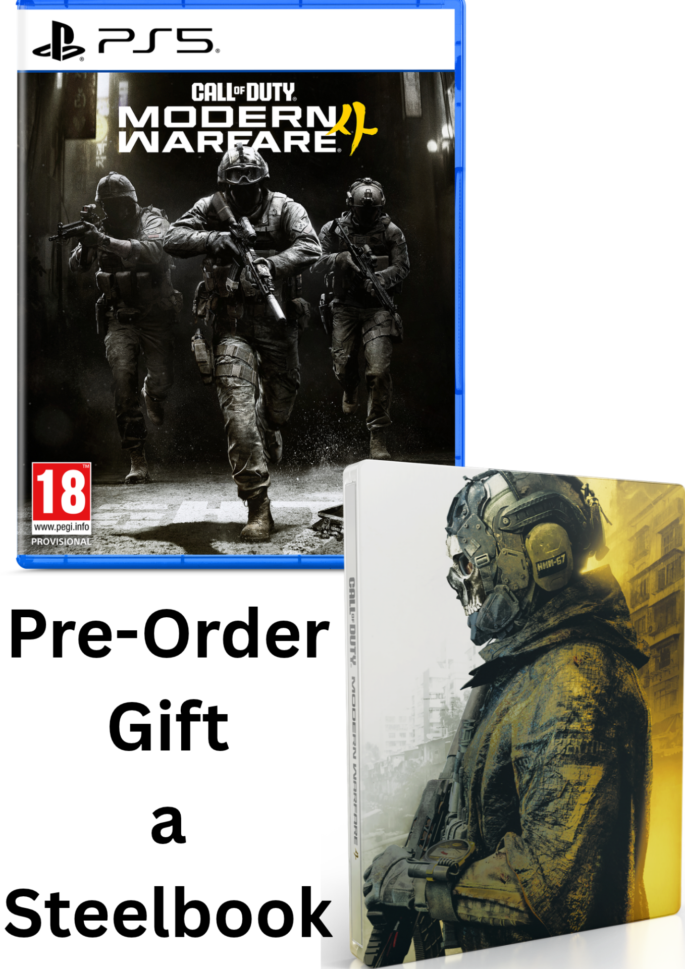 CALL OF DUTY: MODERN WARFARE 4 + STEELBOOK (PS5)
